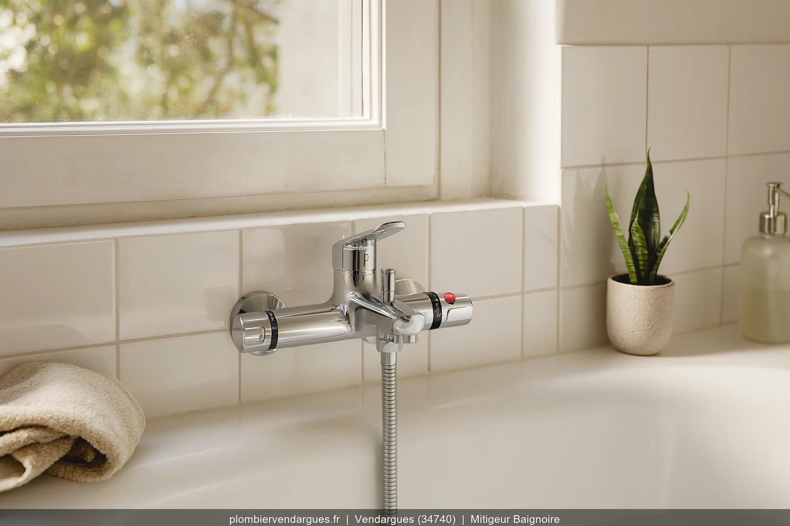 Installation mitigeur baignoire Grohe Grohtherm a Vendargues (34740)